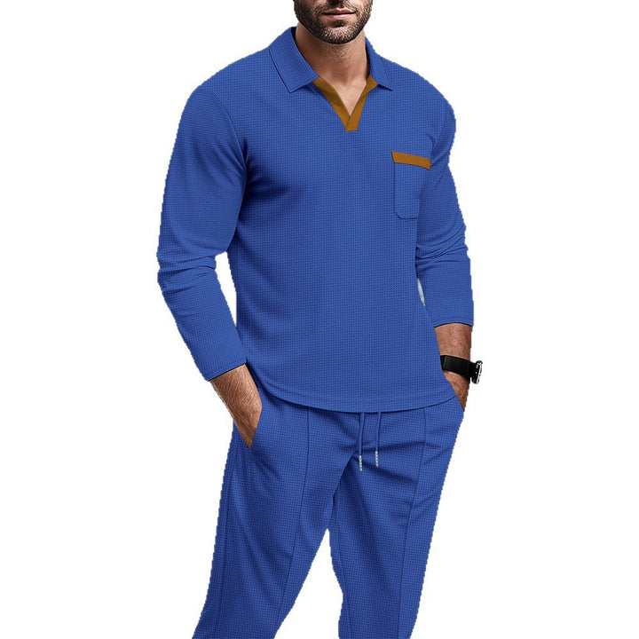 Herren Kombi-Outfit mit Poloshirt und Jogginghose Aliams