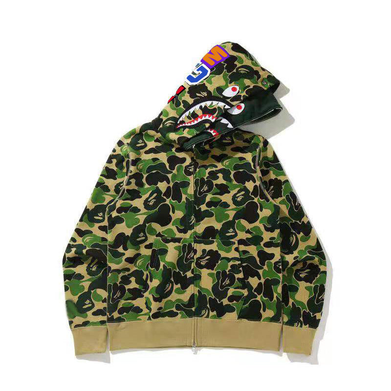 Herren Kapuzenjacke mit einzigartigem Camouflage-Design und einem auffälligen Reißverschluss Aliams