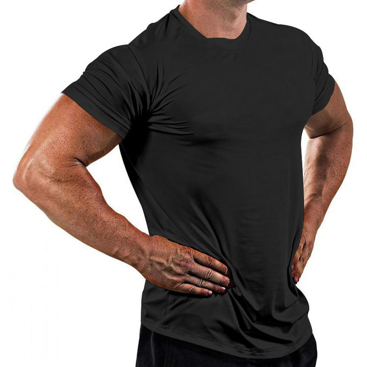 Herren Sportliches Funktionsshirt mit atmungsaktiver Textur Aliams