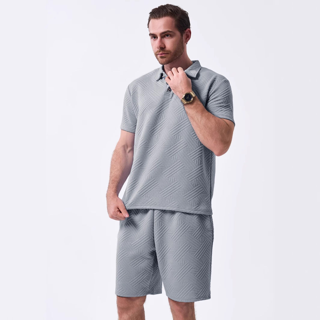 Herren sportliches Kurzarm-Outfit Aliams