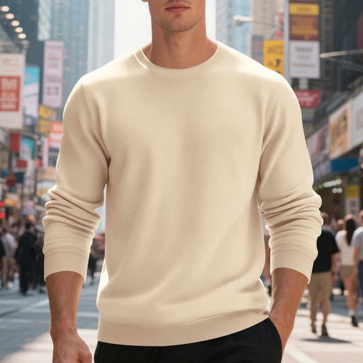 Herren Sweatshirt mit Rundhalsausschnitt Aliams