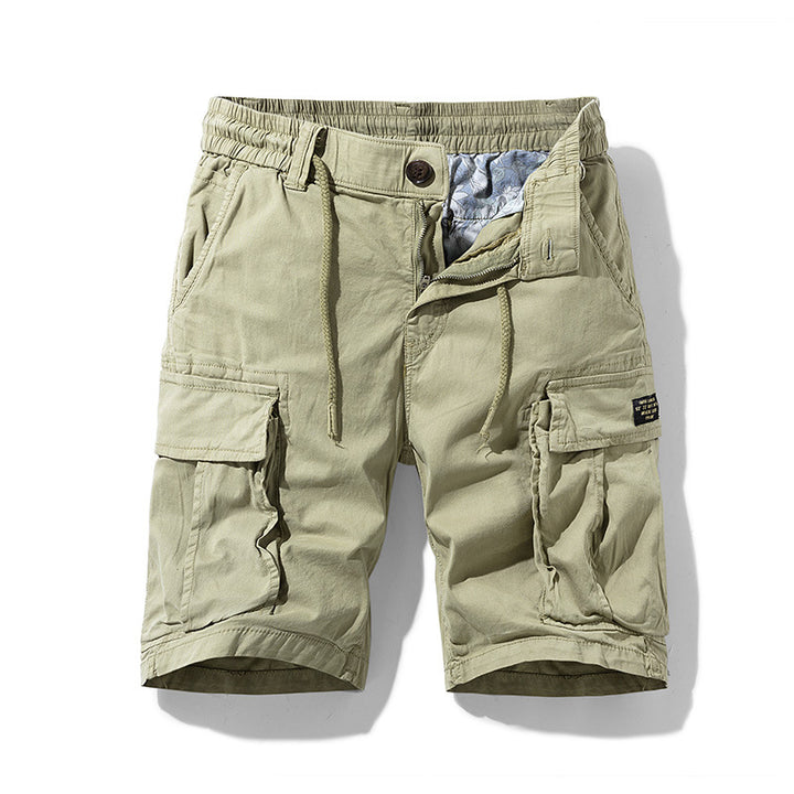 Herren Cargoshorts im urbanen Design mit multifunktionalen Taschen und verstellbarem Bund Aliams