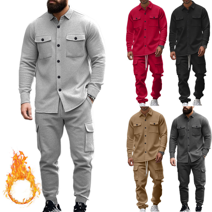 Herren Urbaner Freizeitanzug mit funktionalen Taschen Aliams