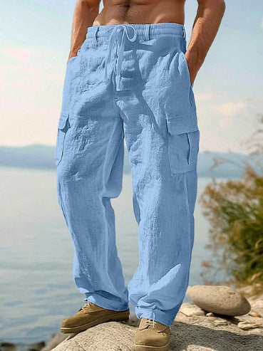 Herren Cargo-Hose mit elastischem Bund und praktischen Seitentaschen Aliams