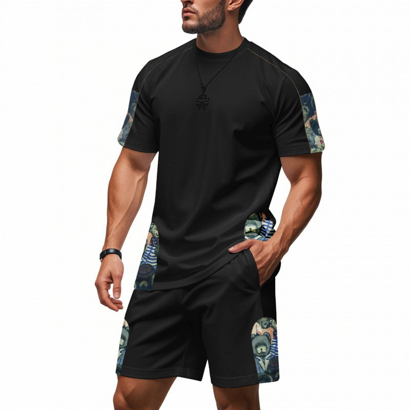 Herren Grafikdruck Lounge Set Aliams