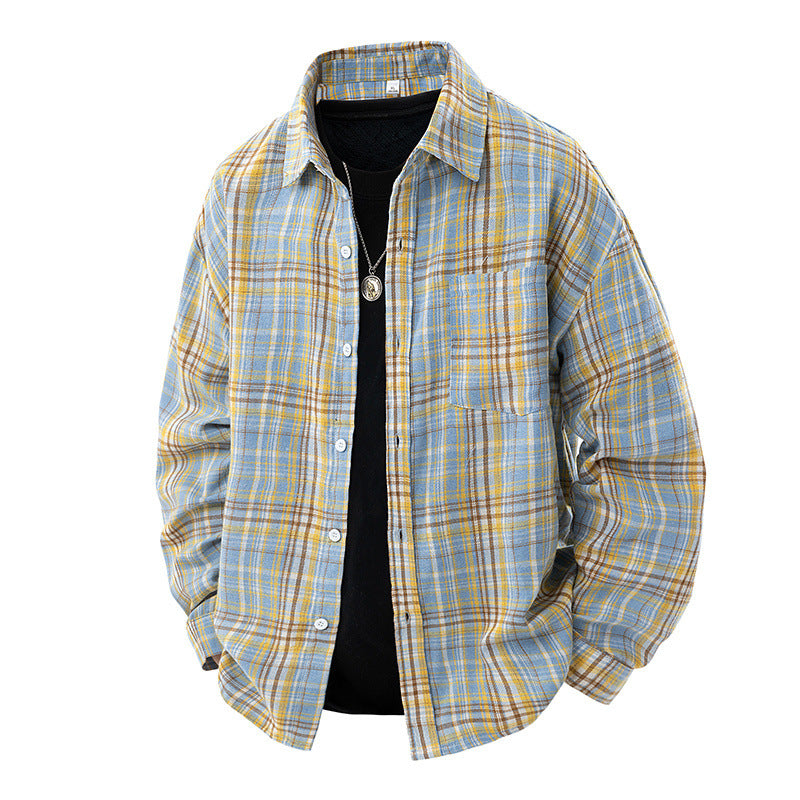 Herren kariertes Freizeithemd Aliams