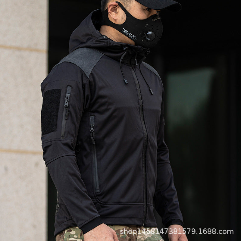 Herren funktionale Outdoor-Jacke mit isolierter Steppstruktur Aliams