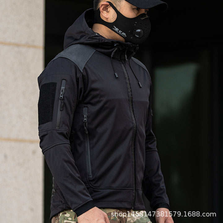 Herren funktionale Outdoor-Jacke mit isolierter Steppstruktur Aliams