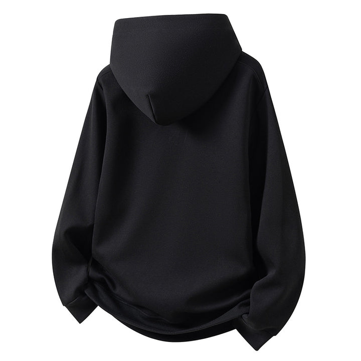 Herren Kapuzenpullover mit Knopfleiste und Kängurutasche Aliams