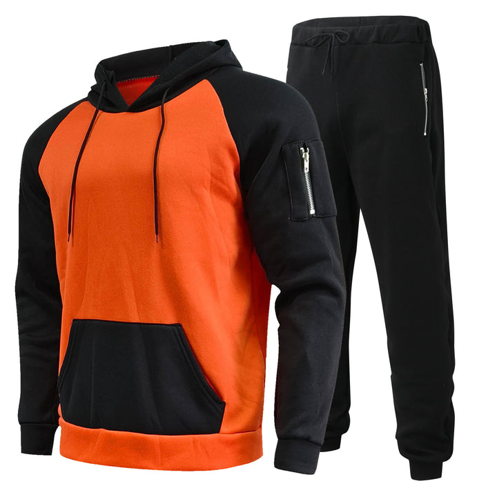 Herren Sportliches Hoodie- und Jogginghose-Set mit atmungsaktiver Struktur Aliams