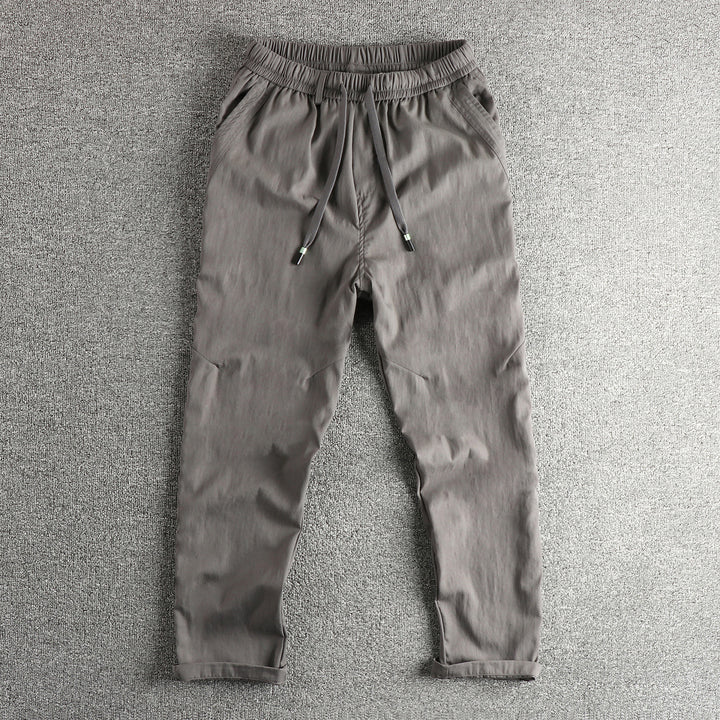 Herren Sportliche Freizeitpants mit elastischem Bund und praktischem Zugband Aliams