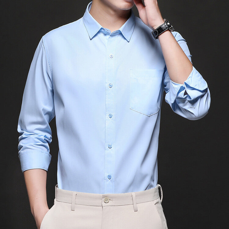 Herren elegantes Businesshemd mit atmungsaktiven Eigenschaften Aliams