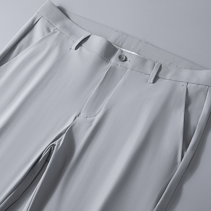 Herren klassische Anzughose mit schmalem Schnitt und bequemen Eigenschaften Aliams