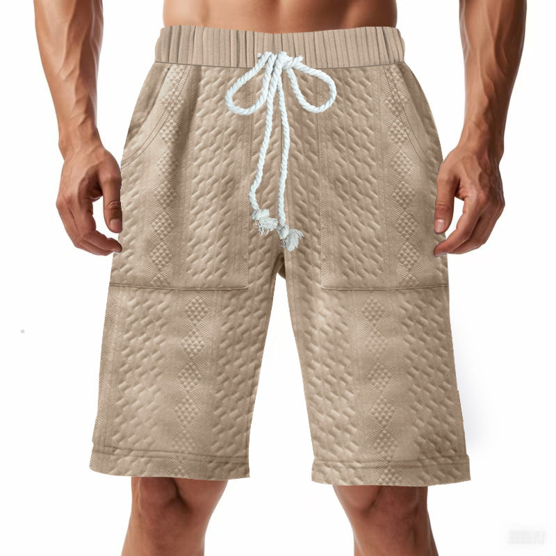 Herren bequeme Strandshorts mit elastischem Bund und praktischen Taschen Aliams