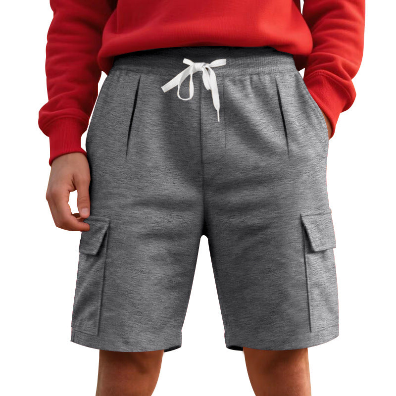 Herren Cargo-Shorts mit elastischem Bund und praktischen Seitentaschen Aliams
