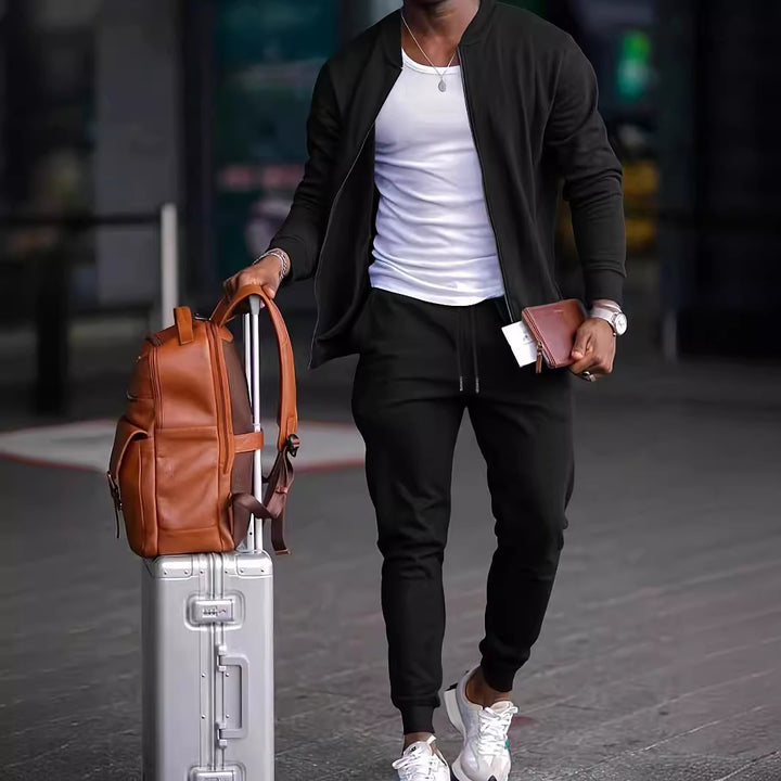 Herren sportlicher Freizeitanzug mit modernem Schnitt Aliams