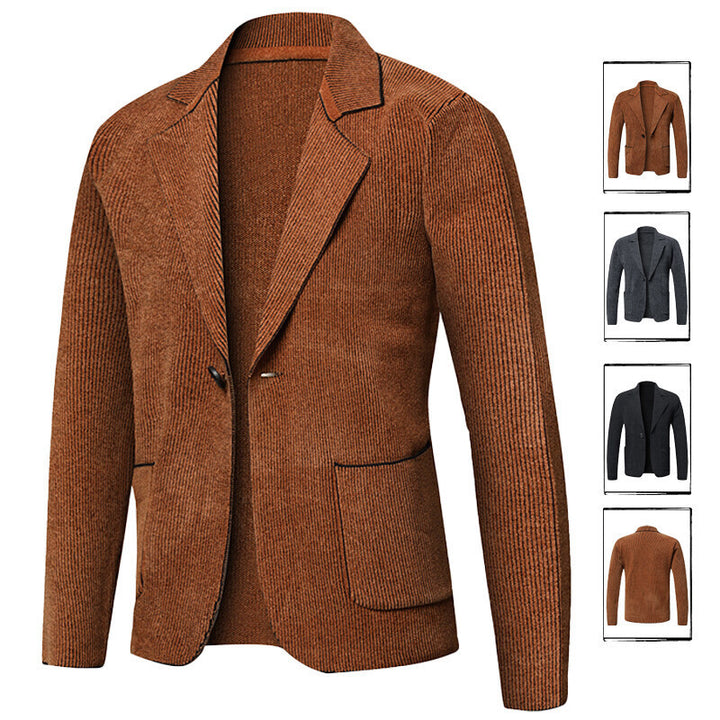Herren elegante Blazerjacke mit zeitlosem Design und praktischen Taschen Aliams