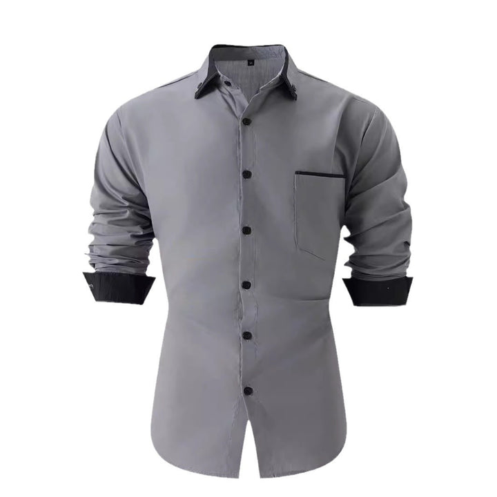 Herren Business Hemd mit kontrastierenden Akzenten Aliams