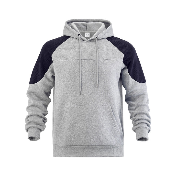 Herren Kapuzenpullover mit innovativem Design und gestreiften Ärmeln Aliams