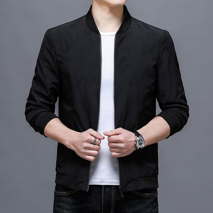 Herren Bomberjacke mit strukturiertem Design Aliams