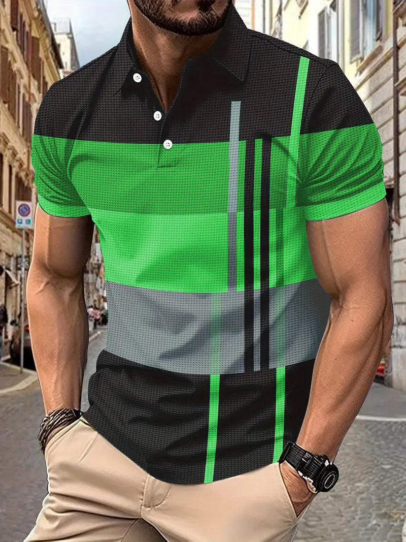 Herren Sportliches Piqué-Poloshirt Aliams