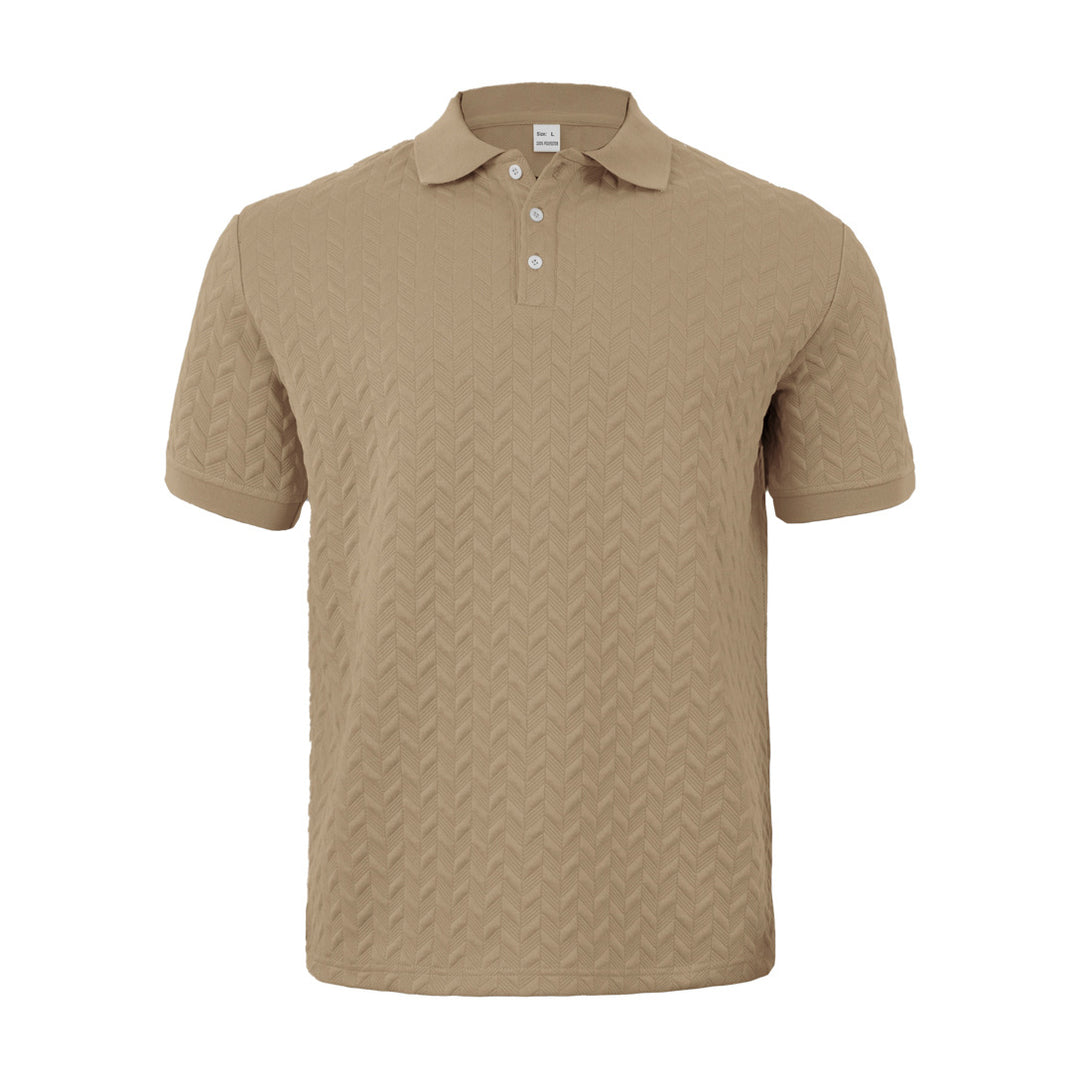 Herren sportliches Poloshirt mit strukturiertem Design Aliams