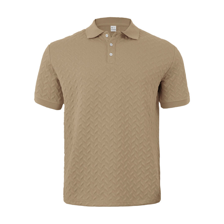 Herren sportliches Poloshirt mit strukturiertem Design Aliams