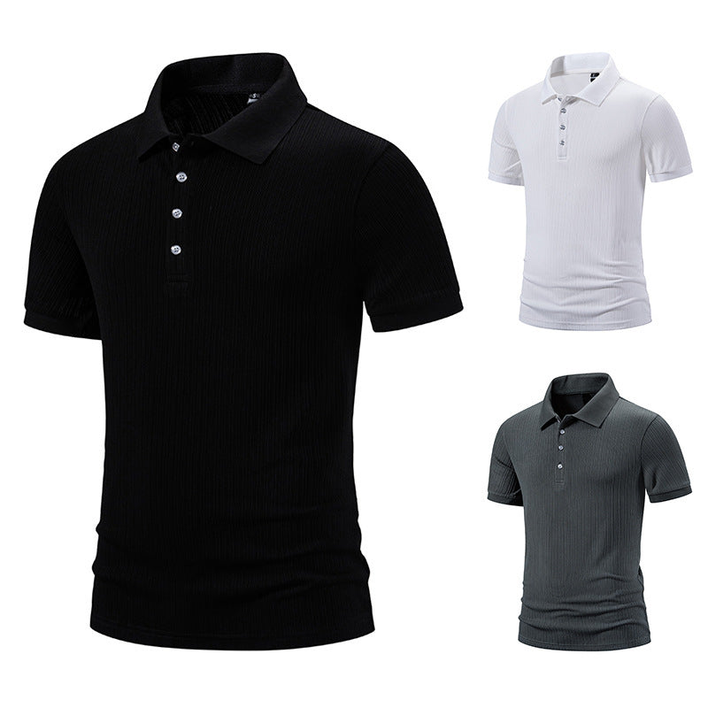 Herren hochwertiges Poloshirt mit moderner Struktur Aliams