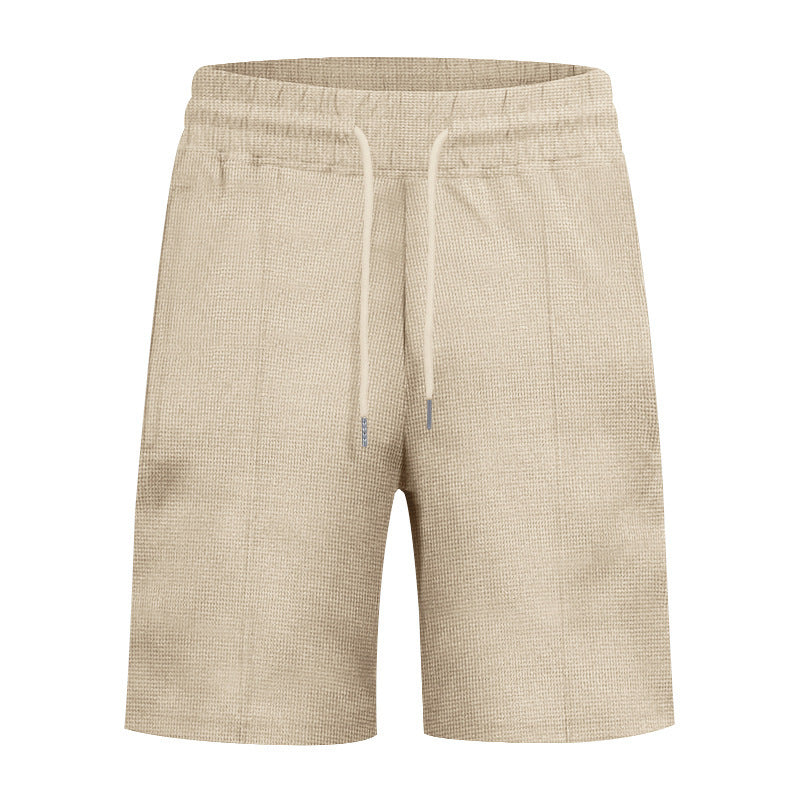 Herren Freizeithose mit elastischem Bund und strukturiertem Design Aliams