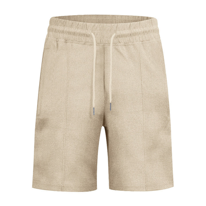 Herren Freizeithose mit elastischem Bund und strukturiertem Design Aliams