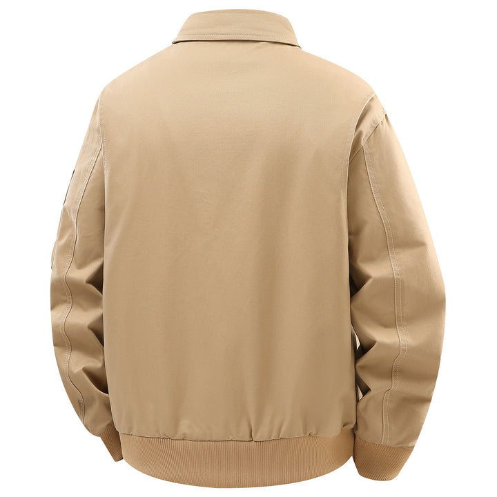 Herren Utility-Jacke mit praktischen Taschen und strapazierfähigem Material Aliams