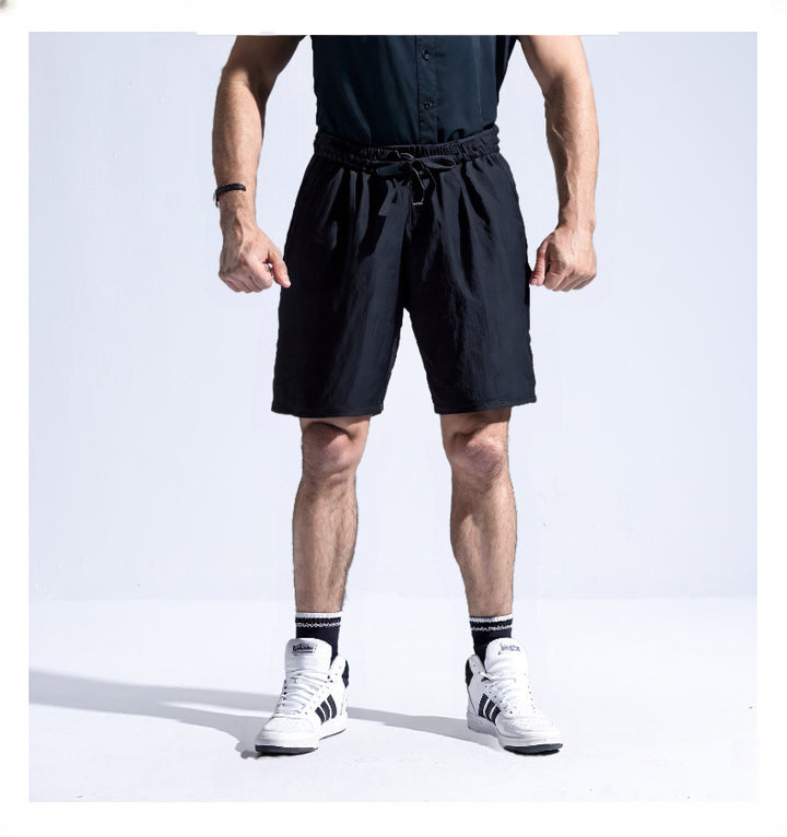 Herren Hochwertige Sport-Shorts mit elastischem Bund und praktischen Taschen Aliams