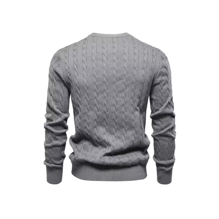 Herren Gemusterter Strickpullover Aliams