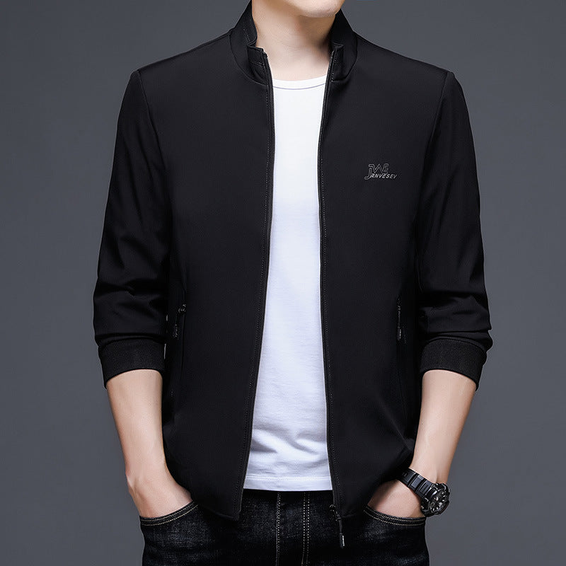 Herren sportliche Jacke mit elastischen Einsätzen und atmungsaktivem Material Aliams