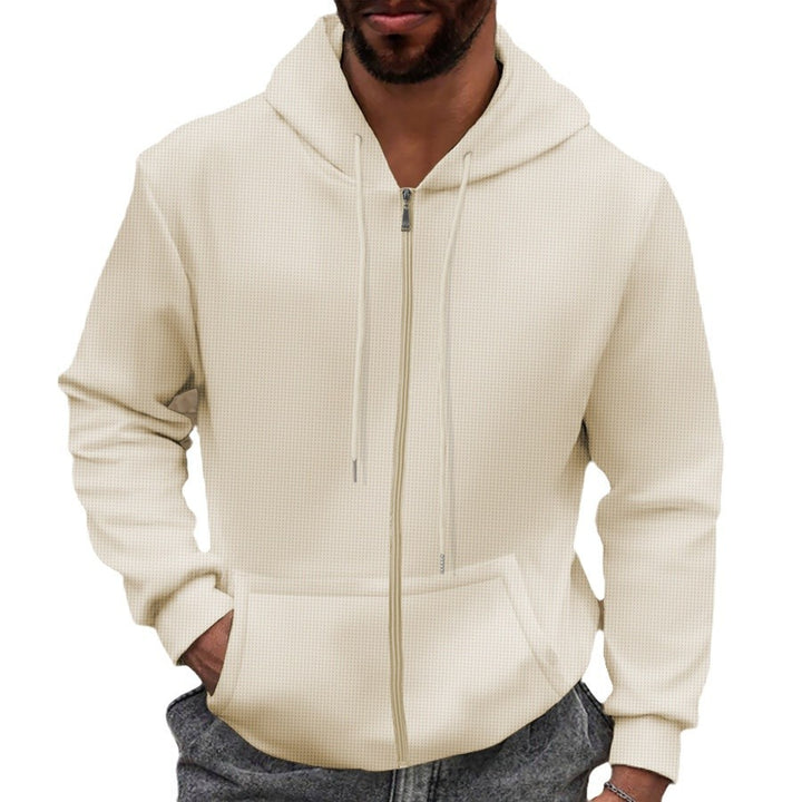 Herren Hoodie mit modernem Reißverschluss und praktischen Taschen Aliams