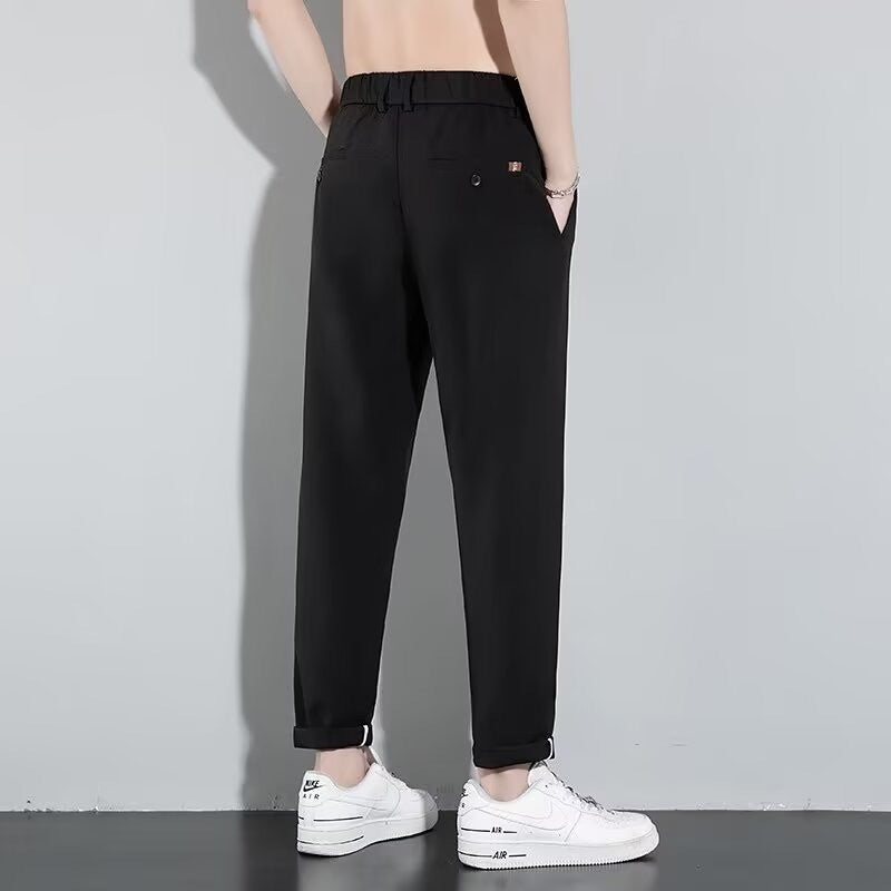 Herren schlanke Chino-Hose mit elegantem Schnitt und atmungsaktivem Material Aliams