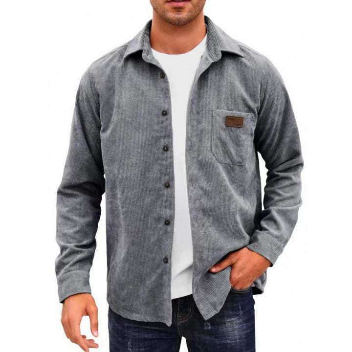 Herren Corduroy Hemdjacke Aliams