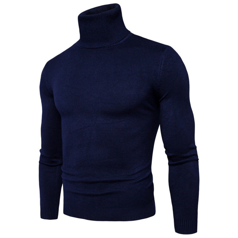 Herren Rollkragenpullover aus hochwertiger Baumwollmischung Aliams