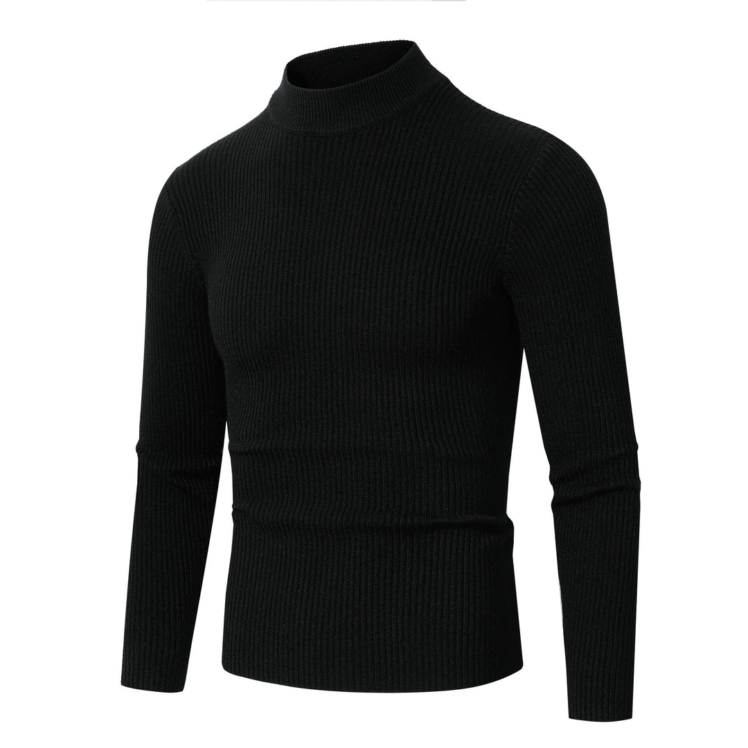 Herren Rollkragenpullover mit geripptem Design Aliams