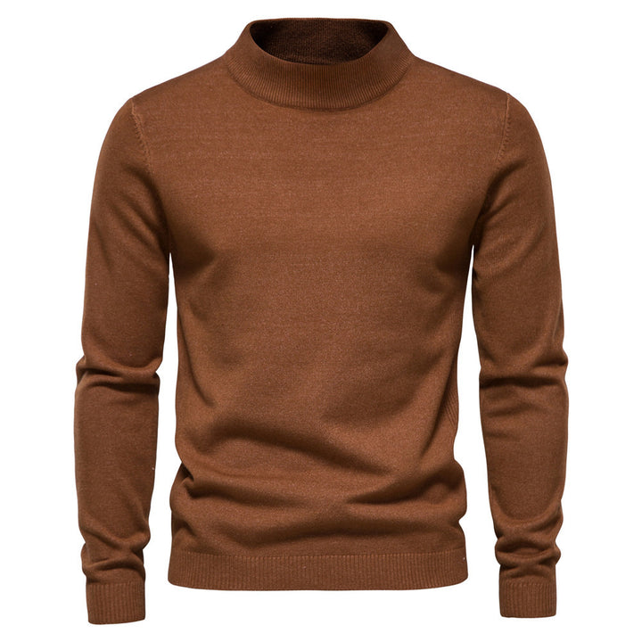 Herren eleganter Rollkragenpullover aus feiner Wolle Aliams