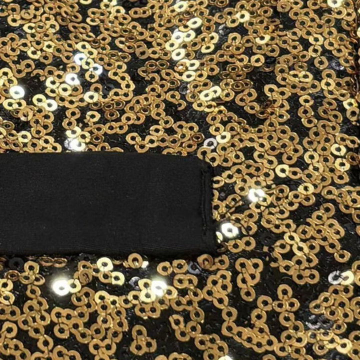 Herren Glamouröse Paillettenweste mit schimmerndem Übergang Aliams