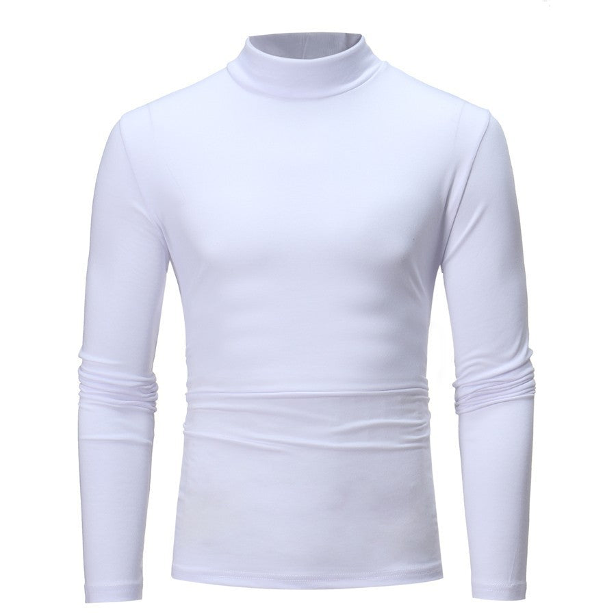 Herren turtleneck Langarmshirt Aliams