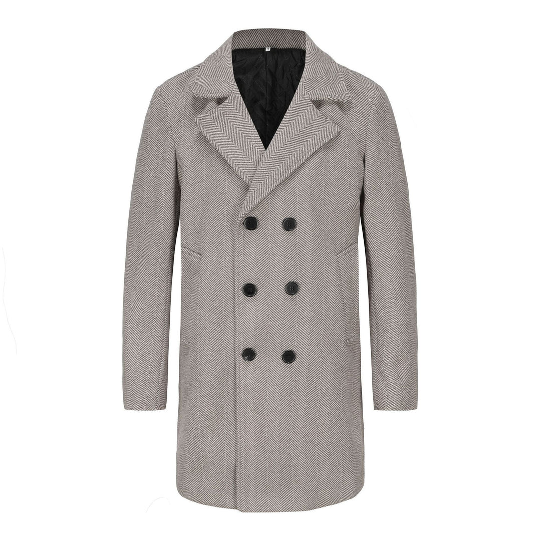 Herren eleganter Woll-Trenchcoat Aliams