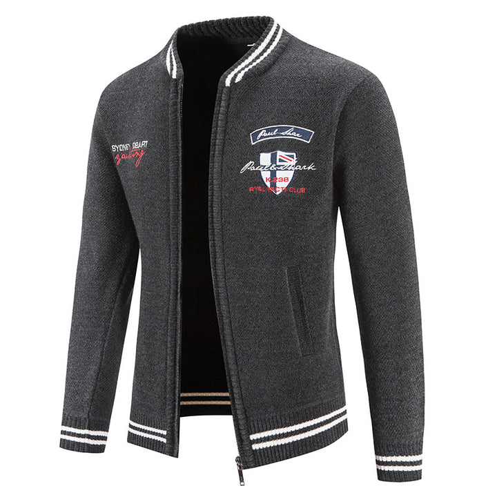 Herren sportliche Strickjacke mit vielseitigem Design Aliams