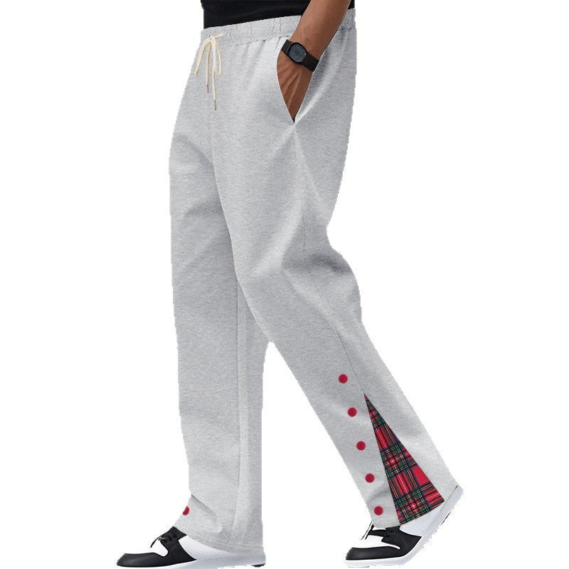 Herren Freizeit-Cargo-Shorts mit praktischem Kordelzug und modischem Karodesign Aliams