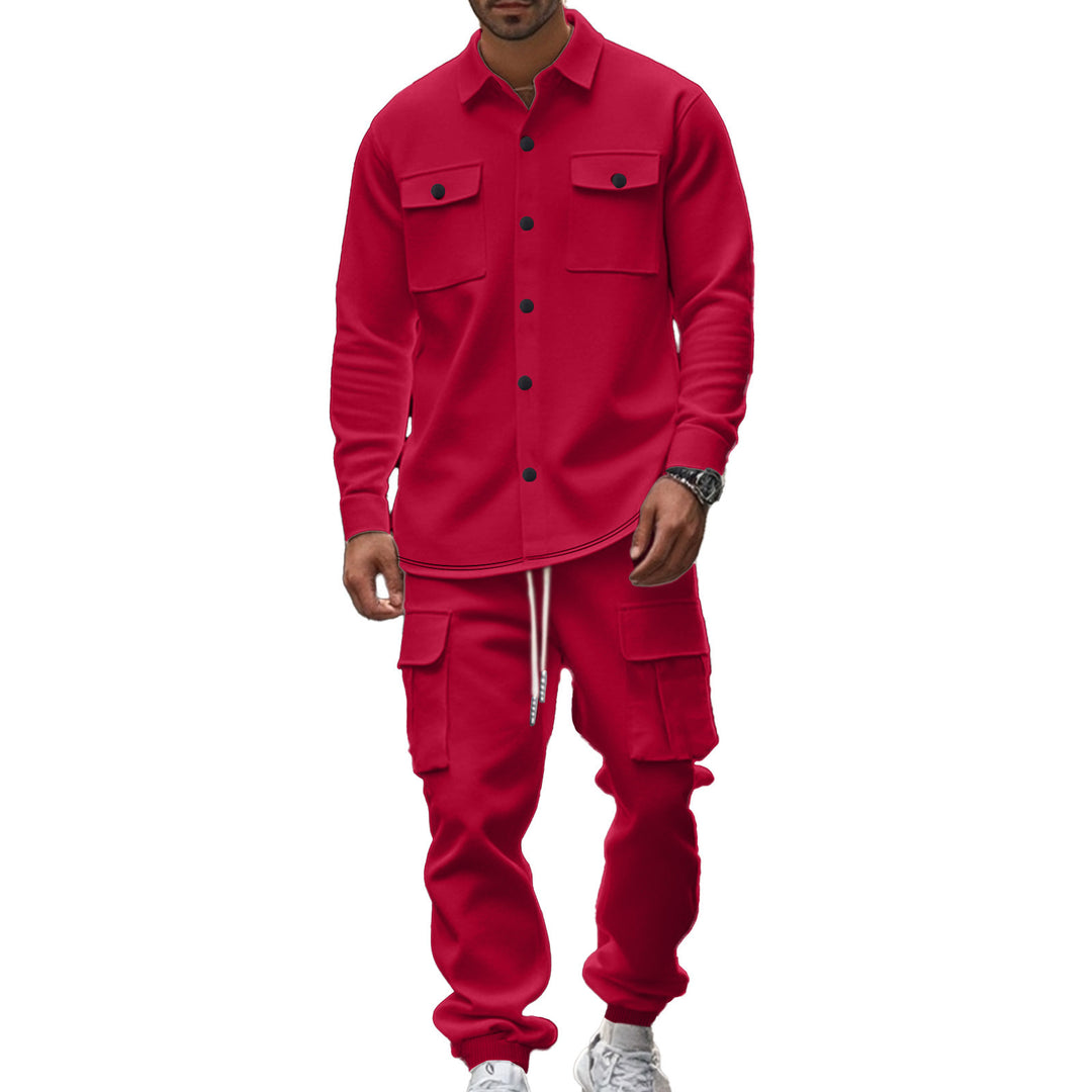 Herren Urbaner Freizeitanzug mit funktionalen Taschen Aliams