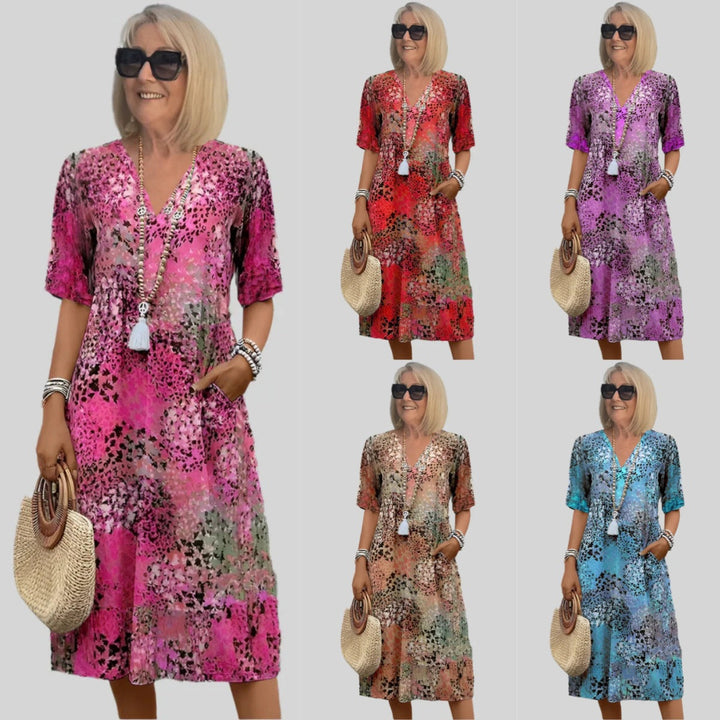 Damen Luftiges Sommerkleid Aliams