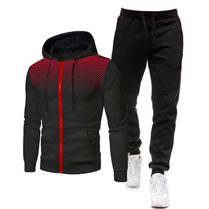 Herren sportliches Hoodie- und Jogginghose-Set mit atmungsaktiver Technologie Aliams