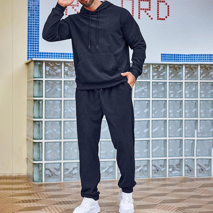 Herren Kapuzenpullover und Jogginghose Set Aliams