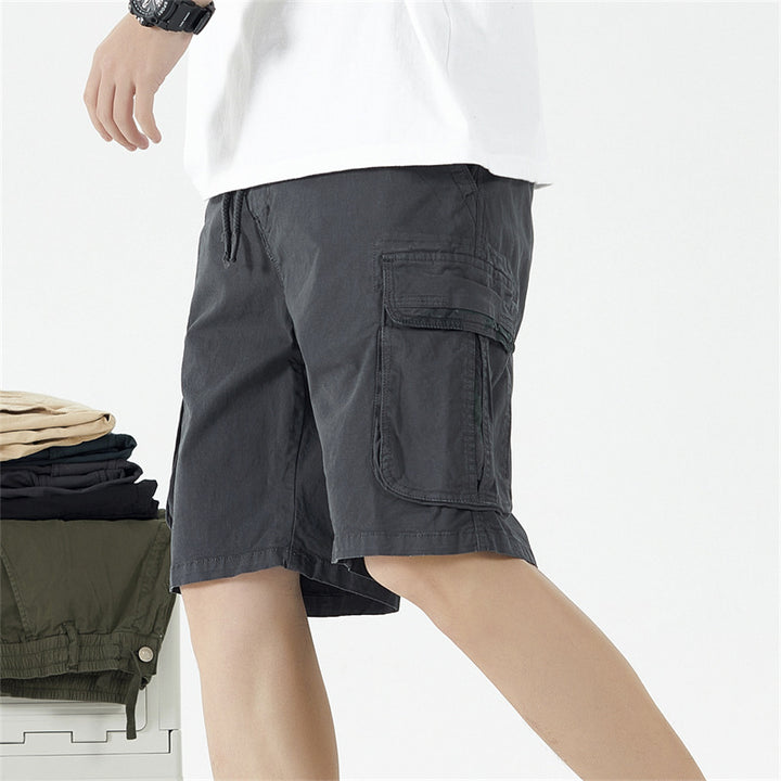 Herren funktionale Cargo-Shorts mit zahlreichen Taschen Aliams